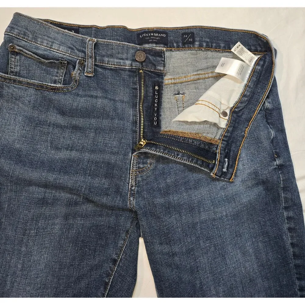 Lucky Brand 121 Slim Straight Size 34 x 30 Men's Jeans - 63